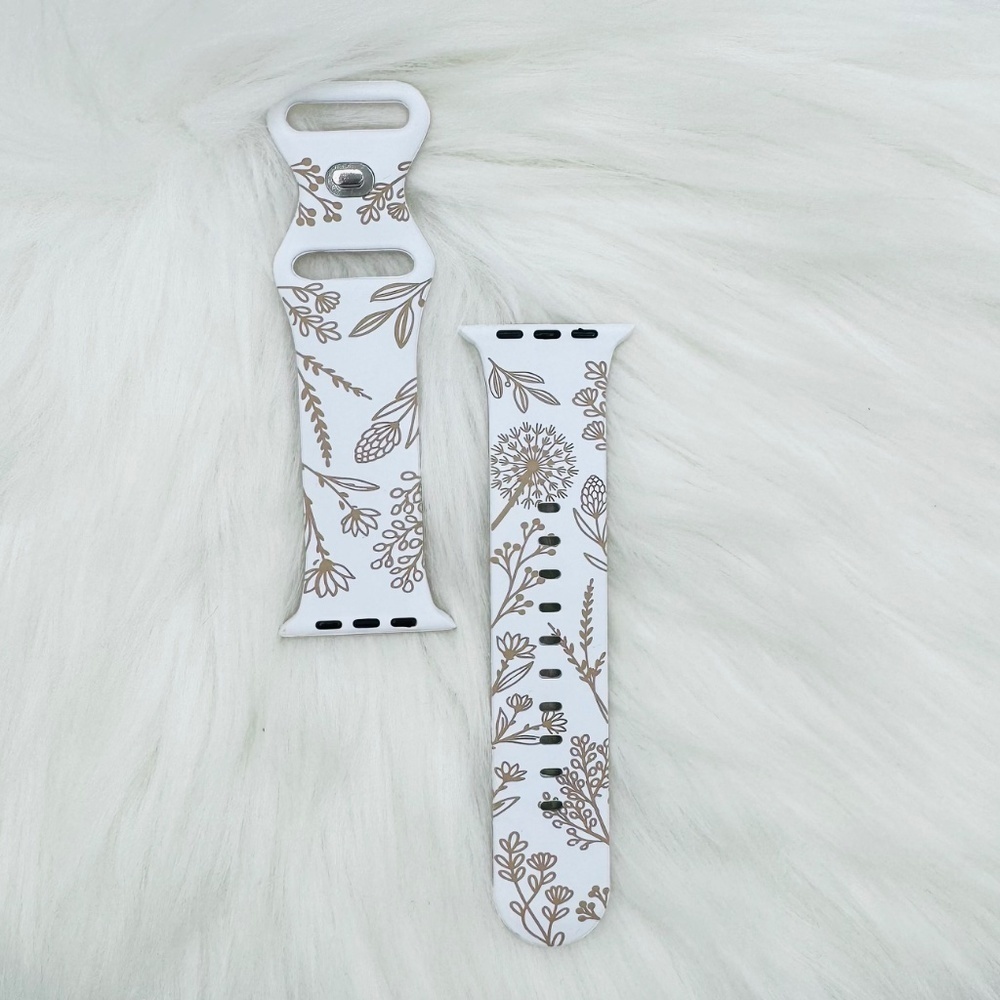 Watch Bands for Apple Watch Series 38mm 40mm 41mm White Base - Picture 4 of 5